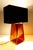 Early 21st Century Tube Top Acrylic Table Lamp in Brown by Peter Stathis for Pablo Designs For Sale - Image 5 of 9