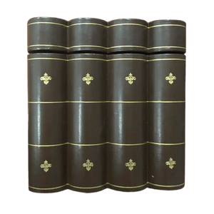 Four Volume Faux Book Humidor