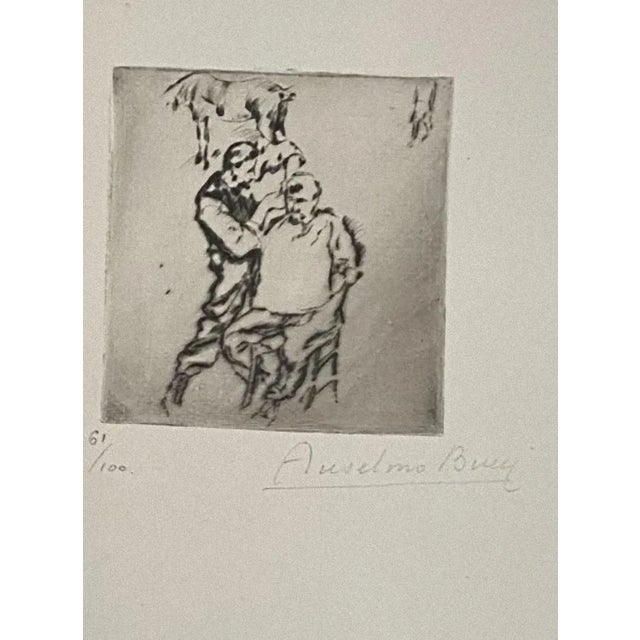 Anselmo Bucci, Military, Etching, 1917 For Sale - Image 3 of 3