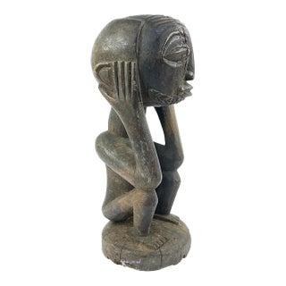 Early 20th Century Luba Sitting Kasube Power Figure For Sale