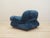 1970s Italian Blue Armchair, 1970s For Sale - Image 5 of 14
