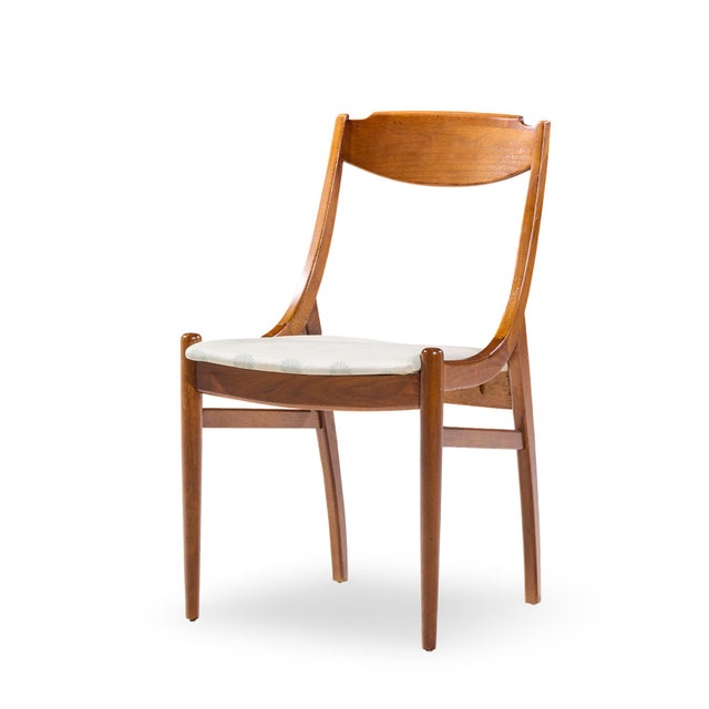 Barney Flagg for Drexel Parallel Mid Century Walnut Dining Chairs - Set of 4 For Sale In Chicago - Image 6 of 10