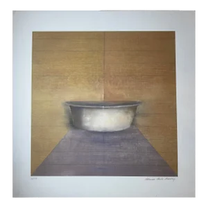 Porcelain Bowl Series Lithograph, Danna Ruth Harvey