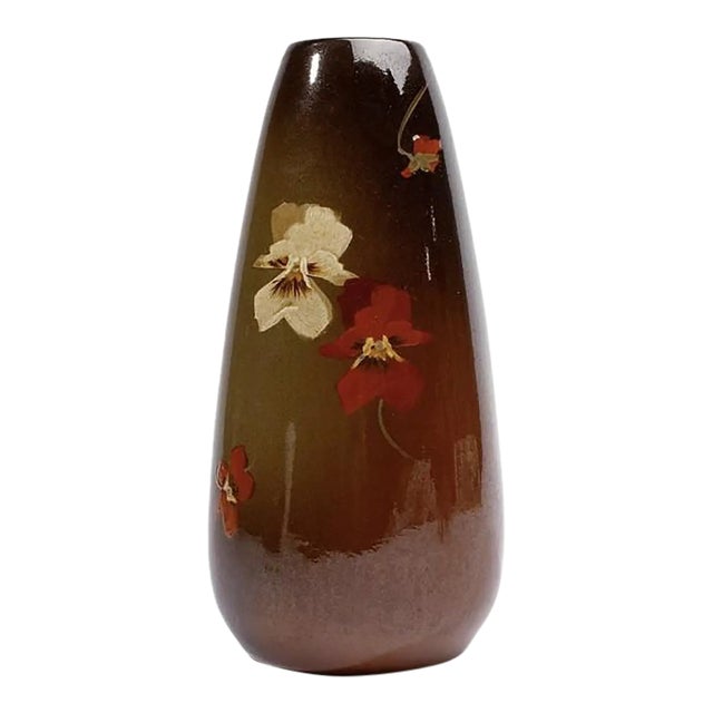 Early 20th Century Owens Utopian Vase 11.5" Tall For Sale