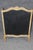 Maison Jansen Maison Jansen Genuine Leather Gilt and Paint Decorated Grand Scale Bergere Chair For Sale - Image 4 of 15
