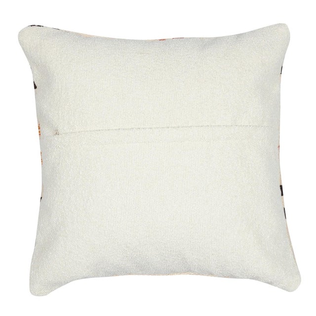 20"x20" SET OF 2 - Hand-Woven Hemp Kilim Cushion Covers. Vintage Throw Pillows For Sale - Image 4 of 4