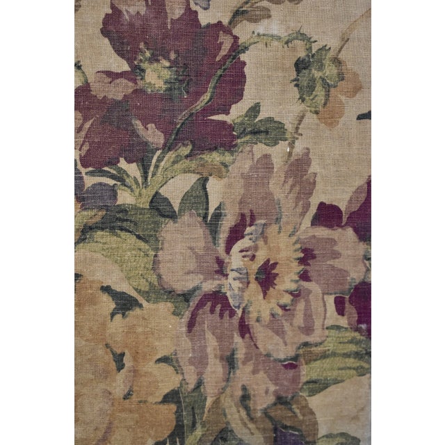 Antique Floral-Printed Fabric Covered Tabletop Haberdashery Cabinet, Circa Early 20th Century For Sale - Image 12 of 17