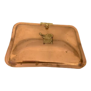 Vintage Mid-Century Metal Brass/Cooper Box