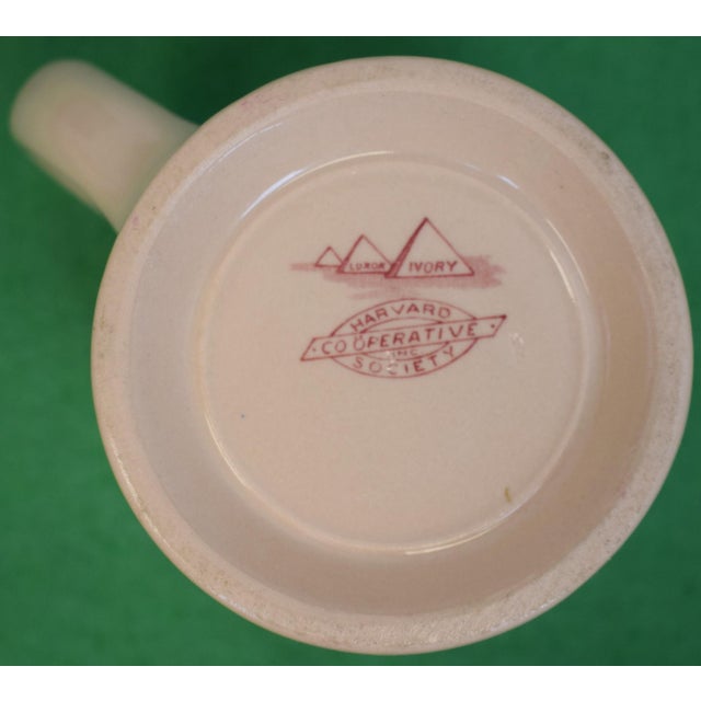 Traditional Mid 20th Century Harvard Ceramic Mug For Sale - Image 3 of 4