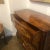 Italian 3 Drawer Shaped Walnut Chest of Drawers For Sale - Image 4 of 13
