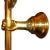 Bronze Antique 20" French Regency Brass/ Bronze Hand Held Torch Wall Sconce With Flame Shades For Sale - Image 8 of 18