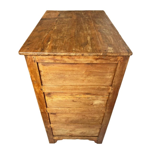 Wood Vintage Indian Salvaged Wood Tool Chest For Sale - Image 7 of 10