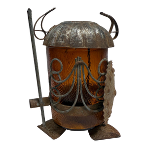 Vintage Viking Votive Candle Holder Mid-Century Modern