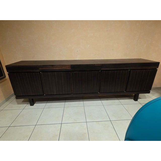 Large Veneered Sideboard, 1980s For Sale - Image 3 of 12
