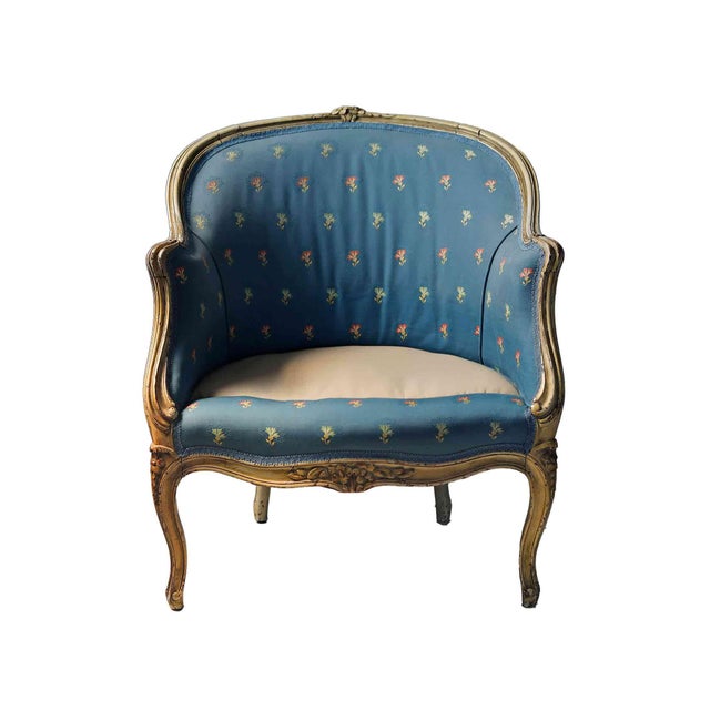 Early 20th Century Antique French Louis XV Style Armchair For Sale - Image 5 of 8