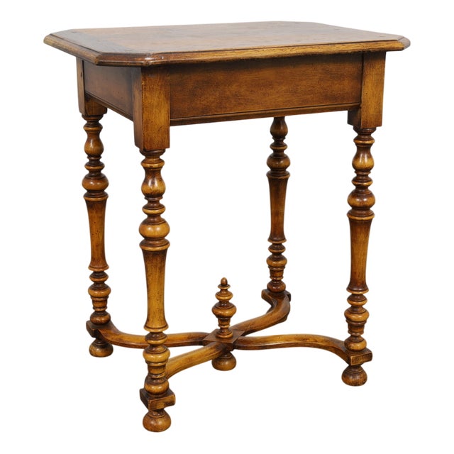Neo-Baroque Side Table with Drawer, 1890s-1920s For Sale