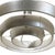 Silver 1950s Mid-Century Modern "Saturn" Ceiling Aluminum 19" Pendant by Kurt Versen, Pair For Sale - Image 8 of 8
