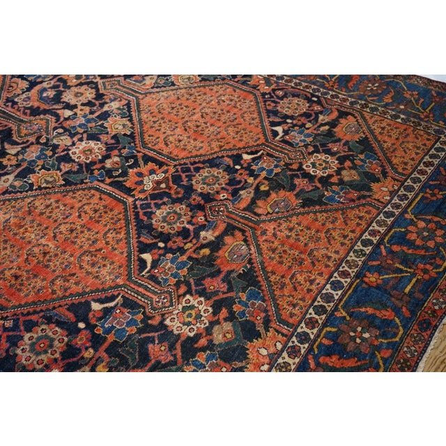 Antique Malayer Rug 7'7'' x 16'1'' For Sale - Image 9 of 10