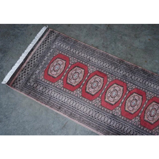 We are delighted to offer for sale this large country house, Antique French runner rug with lovely Aztek Kilim style...