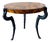 Sirmos Sculptural Goat Leg Center Table With Faux Tortoise Finish, 1970's For Sale