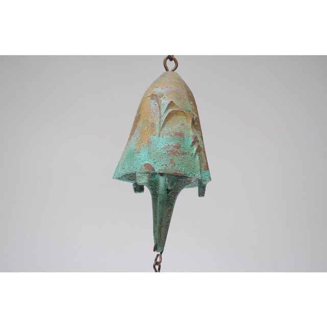 Vintage Multi-Color Bronze Bell / Wind Chime by Paolo Soleri for Arconsanti For Sale In New York - Image 6 of 12