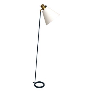 Vintage Floor Lamp by Hans Bergström for Atelje Lyktan, 1950s For Sale