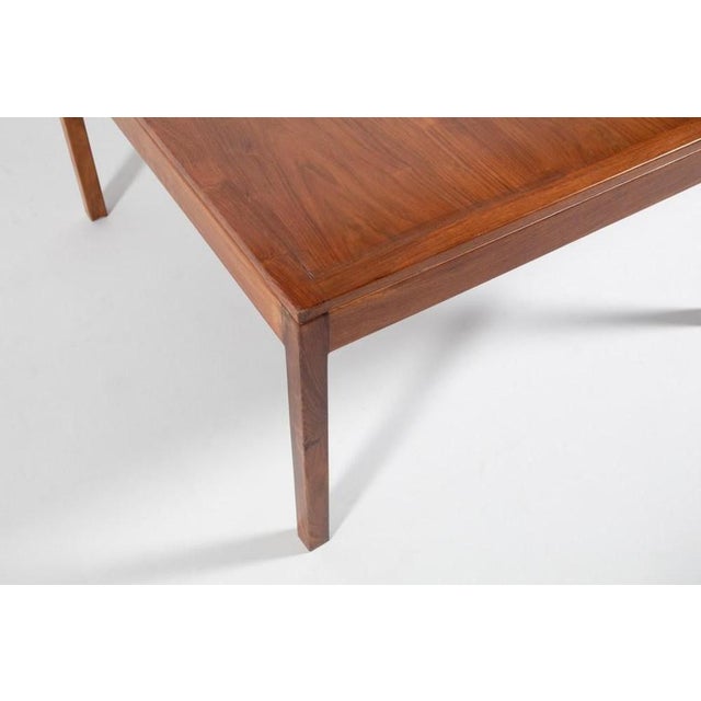 Danish Walnut Coffee Table, 1960s For Sale - Image 4 of 11
