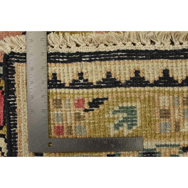 Oushak Rug 8’9” X 11’11” Black Wool Traditional Hand-Knotted Oriental Carpet For Sale - Image 12 of 12