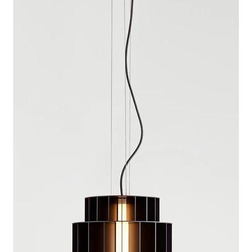 Babel T Pe Black Suspended Lamp by Stephen Burks for Parachilna For Sale - Image 6 of 10
