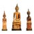 Three Village Buddha Statues from Laos For Sale