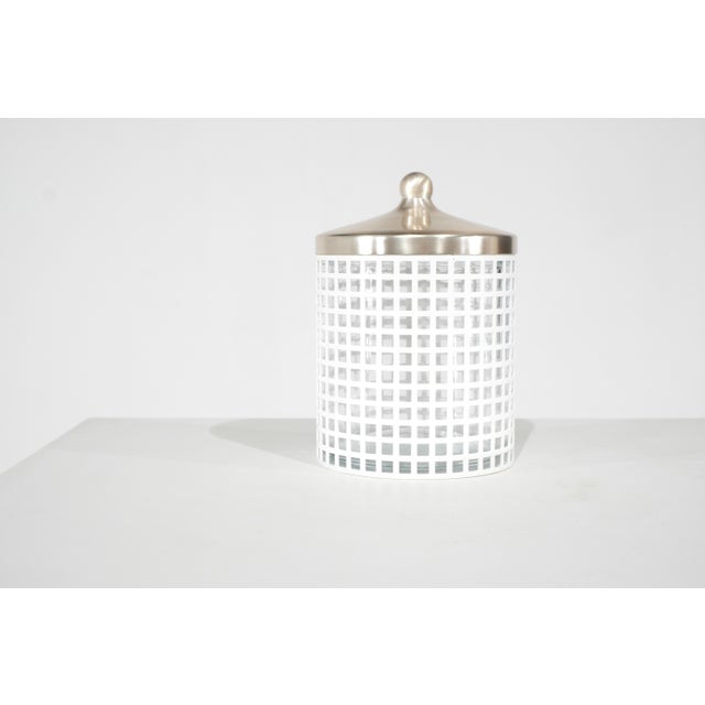 Gray Sugar Bowl by Josef Hoffmann for Bieffeplast, Italy, 1980s For Sale - Image 8 of 12