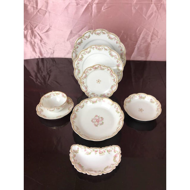 Antique Haviland Limoges Schleiger 270 Dinnerware Set - Service for 12, 107 PCS For Sale In Phoenix - Image 6 of 12