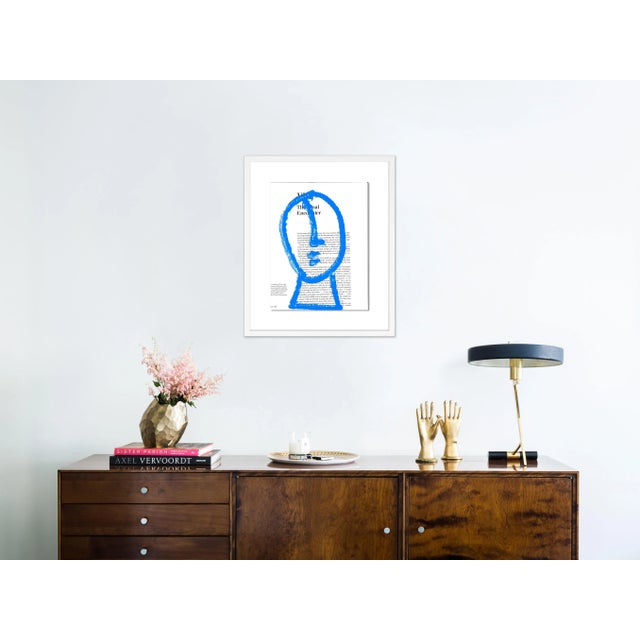 Contemporary The Final Encounter by Virginia Chamlee in White Frame, Small Art Print For Sale - Image 3 of 4