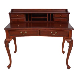 Thomasville Queen Anne Cherry Writing Desk For Sale