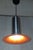 Metal Vintage Ceiling Lamp with Orange Aluminum Shade, 1970s For Sale - Image 7 of 7