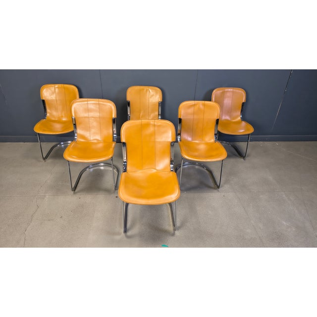 Vintage Dining Chairs from Cidue, 1970s, Set of 6 For Sale - Image 15 of 16