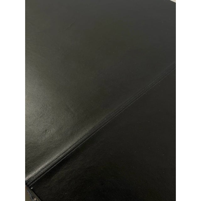 1970s Leather Wrapped Rosewood Credenza For Sale - Image 9 of 18