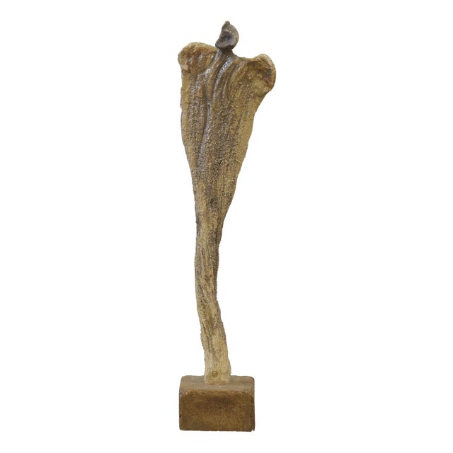 Unknown, Raku Statue, 1960s, Ceramic For Sale