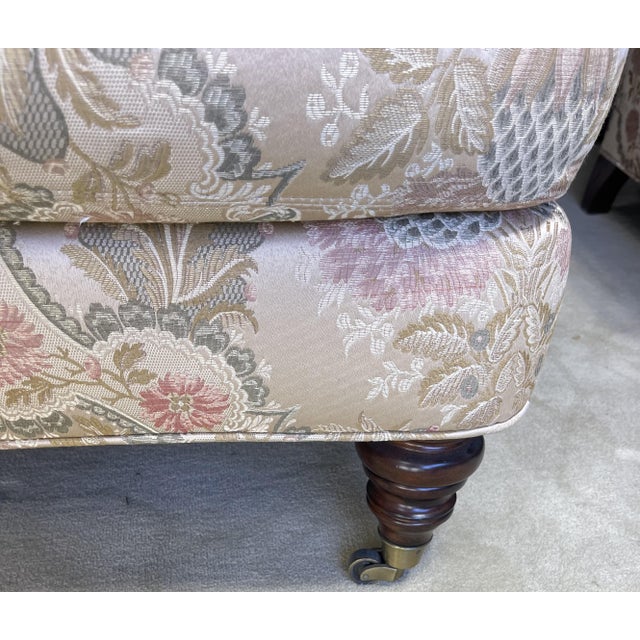 A Pair of Lillian August Lounge Chairs With Pair of Ottomans For Sale - Image 12 of 16