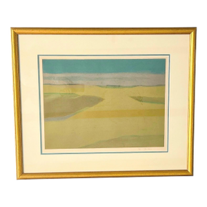 Original Signed Takao Tanabe "The Land" Lithograph, Ed 73/75