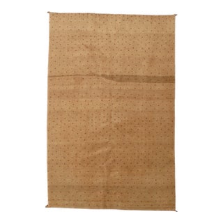 Vintage Hand-Knotted Persian Gabbeh Rug 6'5" X 9'10" For Sale