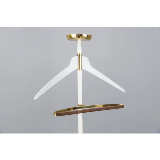 Gold German Coat Rack from Vereinigte Werkstätten München, 1950s For Sale - Image 8 of 17