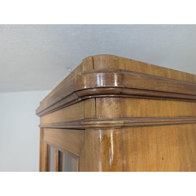Antique Display Cabinet in Walnut For Sale - Image 11 of 18