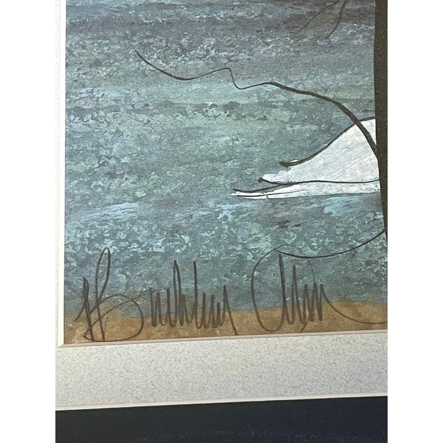 P. Buckley Moss "Concord Bridge" Signed Lithograph 63/1000 Framed Matted For Sale In Boston - Image 6 of 17