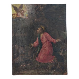 Flemish Painter, Figurative Composition, 1800s, Oil For Sale