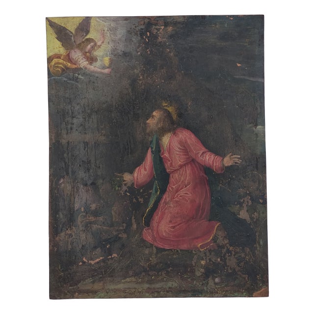 Flemish Painter, Figurative Composition, 1800s, Oil For Sale