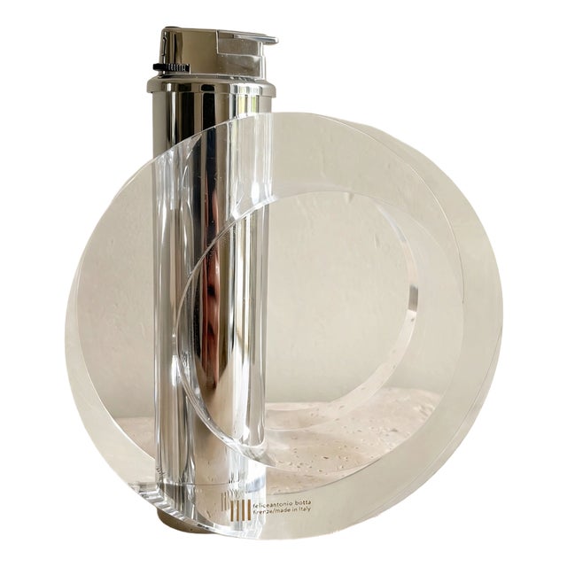 Antonio Felice Botta Table Lighter, 1970s For Sale