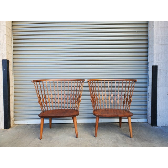 Pair of Throne Chairs For Sale - Image 9 of 11
