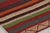 Traditional Vintage Persian Kilim, Vibrant Geometric Stripe Patterns - Rug & Kilim For Sale - Image 3 of 9