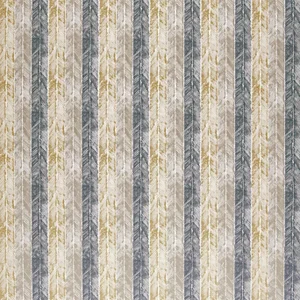 Harlequin Walchia Fabric in Charcoal/Mocha/Brass